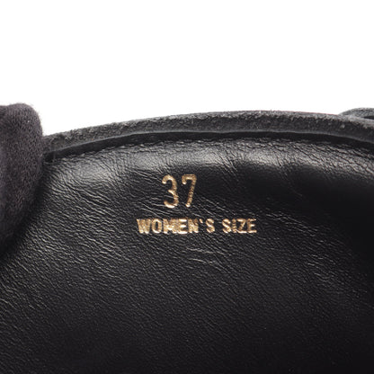 コンバット ブーツ レザー ブラック トッズ シューズ TOD'S