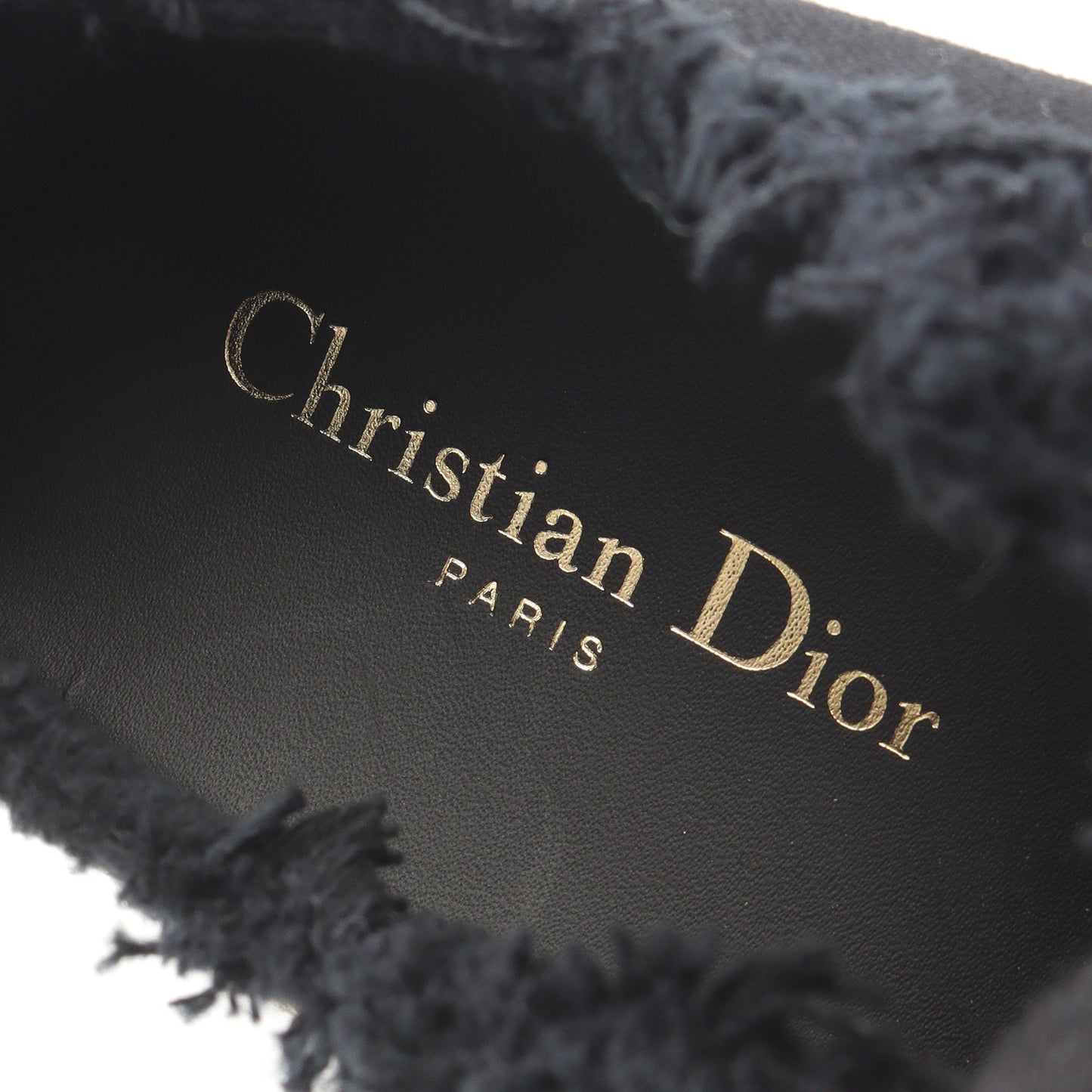 WALK'N'DIOR プラットフォーム スニーカー キャンバス ブラック クリスチャンディオール シューズ Christian Dior