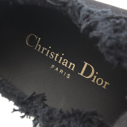 WALK'N'DIOR プラットフォーム スニーカー キャンバス ブラック クリスチャンディオール シューズ Christian Dior
