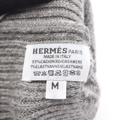ヘヴン シェーヌダンクル シャルボン フランネル 手袋 グローブ カシミヤ グレー エルメス 財布・小物 HERMES