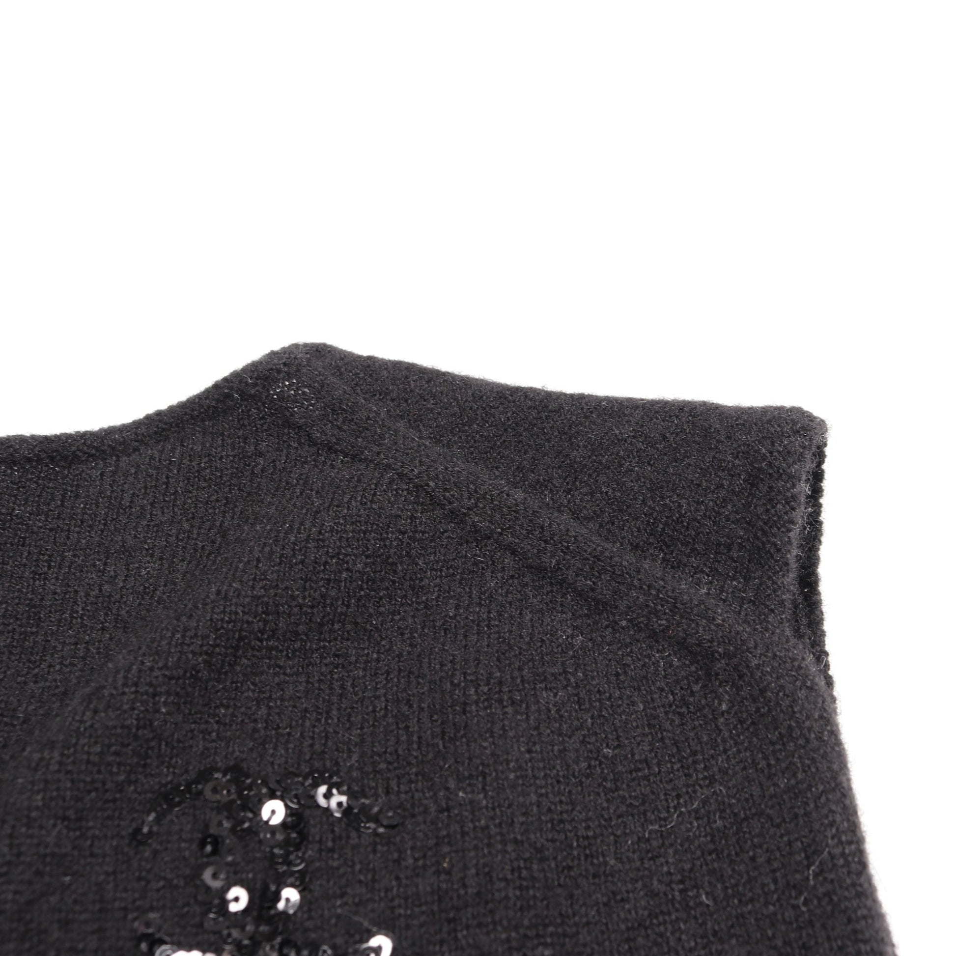 ココマーク タンクトップ ニット フラワー カシミヤ ブラック ピンク イエロー スパンコール シャネル トップス CHANEL