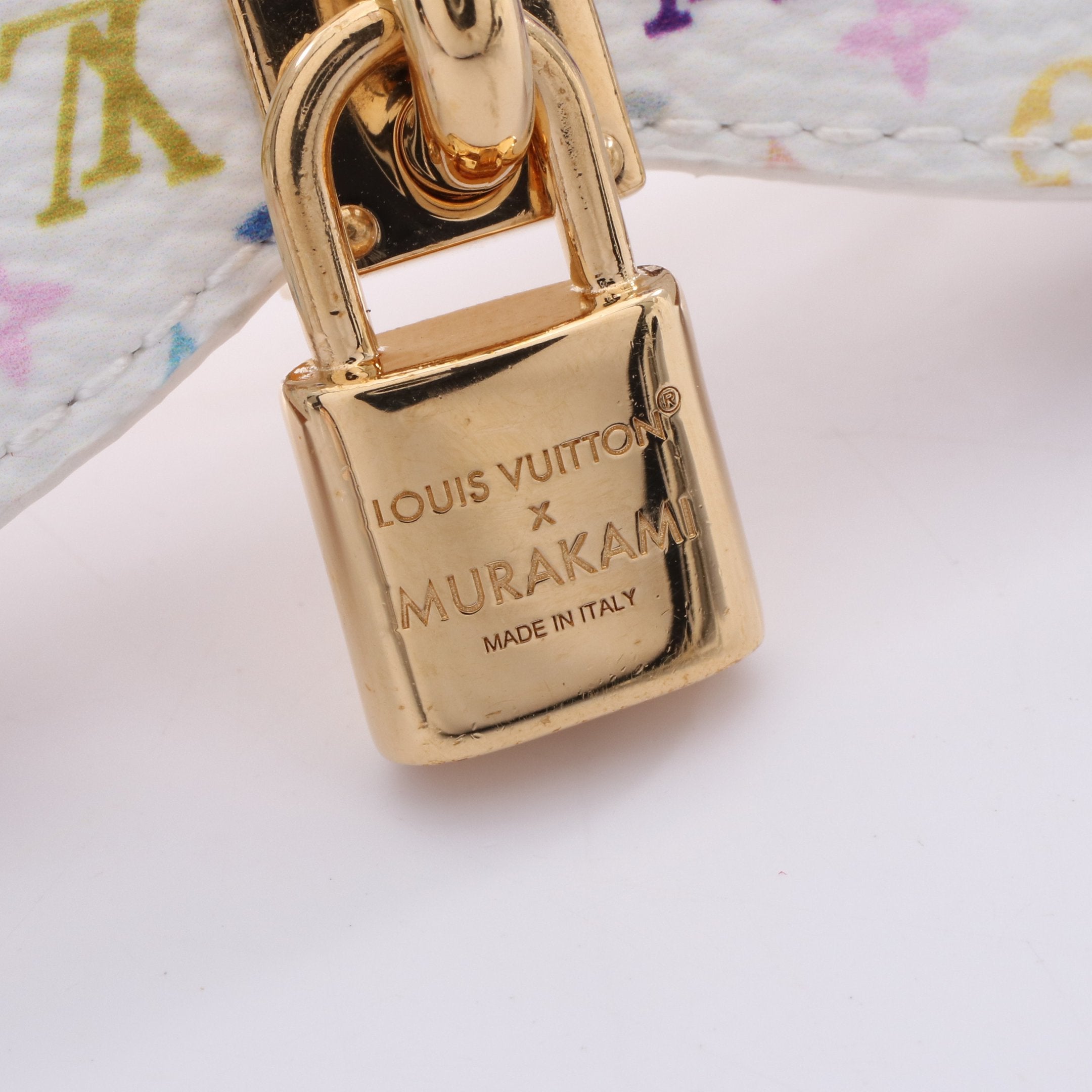 Louis Vuitton 村上隆デザイン リボンヘアアクセサリーバレッタ LOUIS VUITTON × 村上隆 モノグラムマルチカラー リボン バレッタ PVC