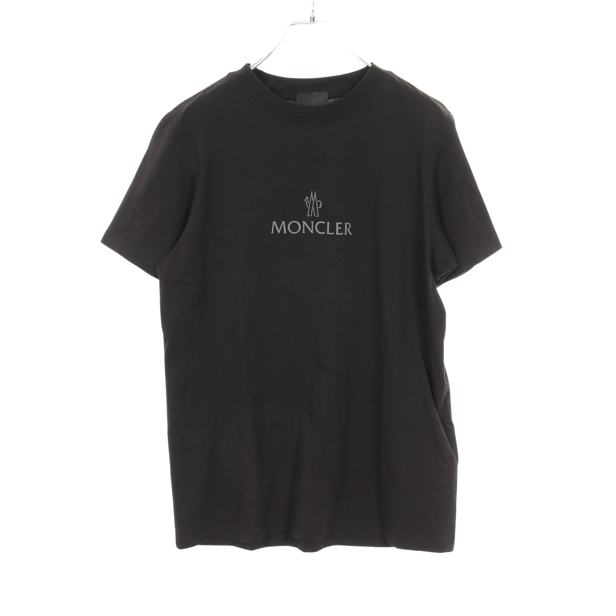 【ほぼ未使用】MONCLER ロゴプリント Tシャツ ブラック M MONCLER ロゴプリント Tシャツ ブラック 美品 24SS MONCLER