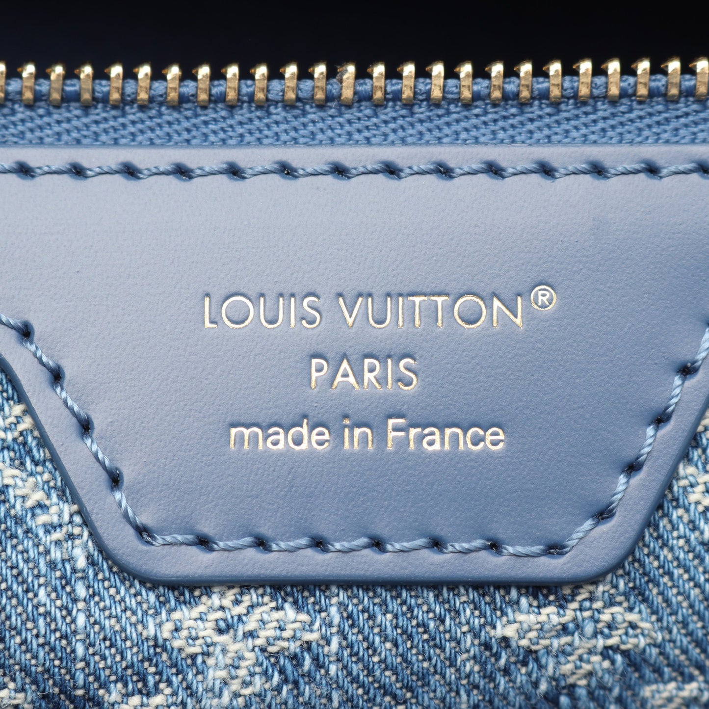 ネヴァーフルMM エピ デニムブルー ショルダーバッグ トートバッグ レザー ブルー ルイヴィトン バッグ LOUIS VUITTON