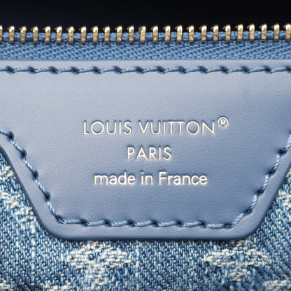 ネヴァーフルMM エピ デニムブルー ショルダーバッグ トートバッグ レザー ブルー ルイヴィトン バッグ LOUIS VUITTON