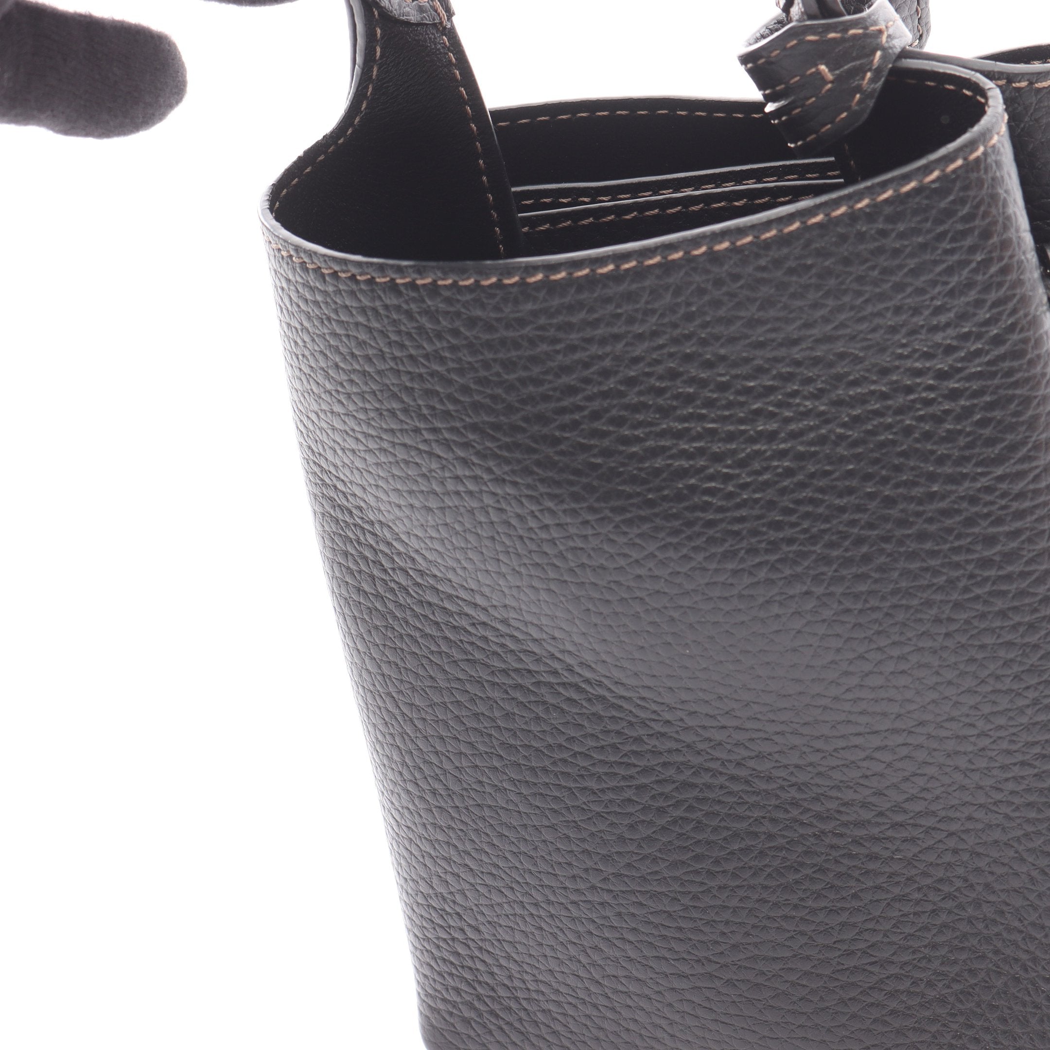 Tタイムレス マイクロ ハンドバッグ レザー ブラック 2WAY トッズ – RECLO