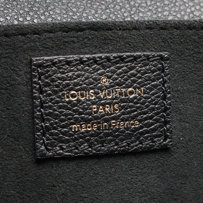 ポシェットメティス EW モノグラムアンプラント ハンドバッグ レザー ブラック ルイヴィトン バッグ LOUIS VUITTON