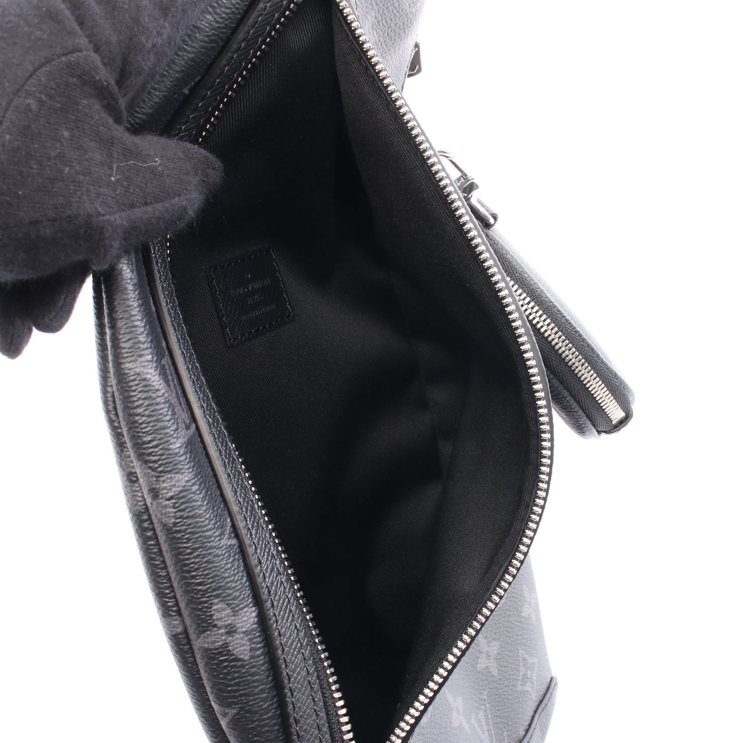 デュオ スリングバッグ タイガラマ ボディバッグ PVC レザー ブラック ルイヴィトン バッグ LOUIS VUITTON
