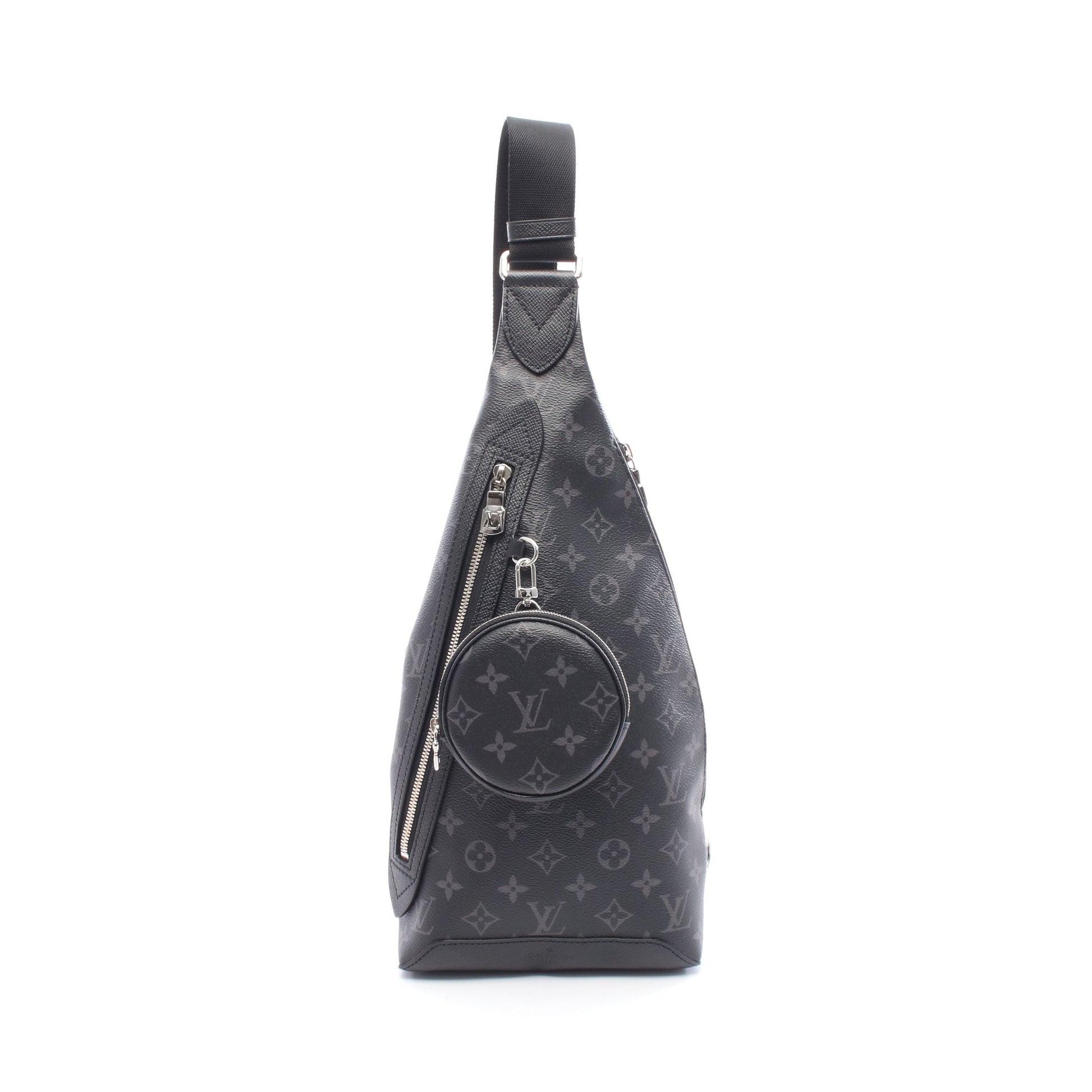 デュオ スリングバッグ タイガラマ ボディバッグ PVC レザー ブラック ルイヴィトン バッグ LOUIS VUITTON