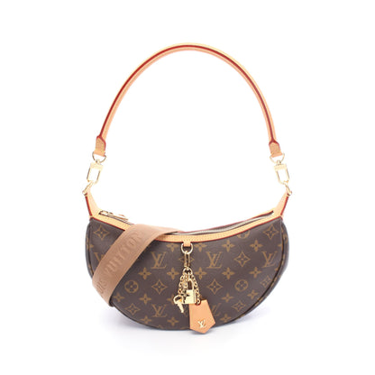 ルーピング モノグラム ショルダーバッグ PVC レザー ブラウン ルイヴィトン バッグ LOUIS VUITTON