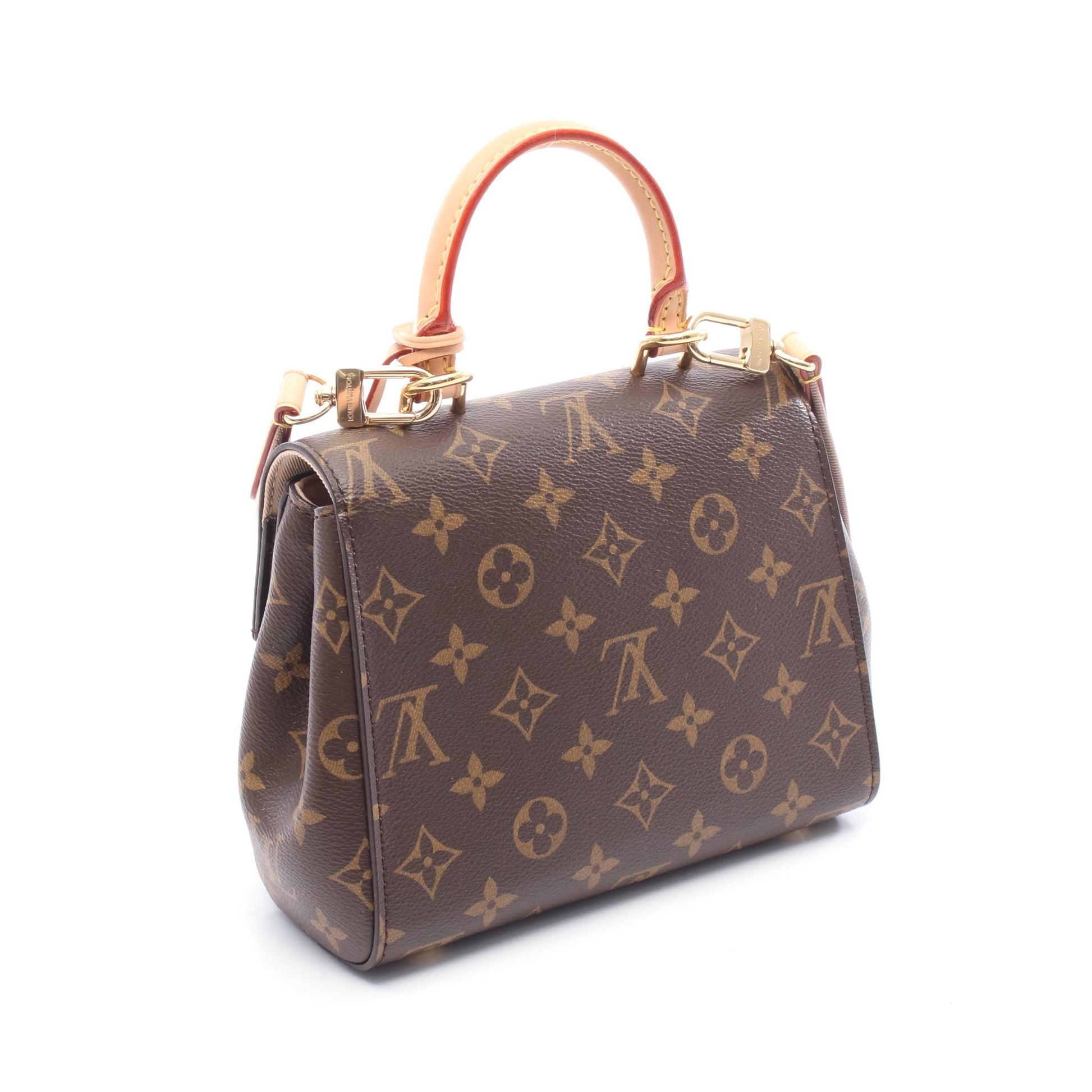 クリュニー MINI モノグラム ハンドバッグ PVC レザー ブラウン 2WAY ルイヴィトン バッグ LOUIS VUITTON