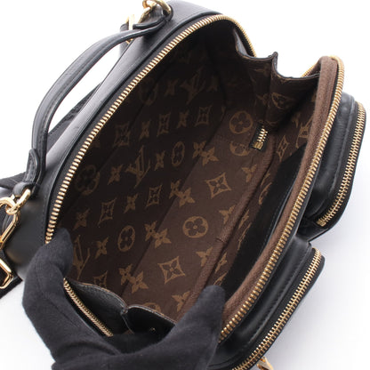 ユーティリティ クロスボディ ショルダーバッグ レザー ブラック ルイヴィトン バッグ LOUIS VUITTON