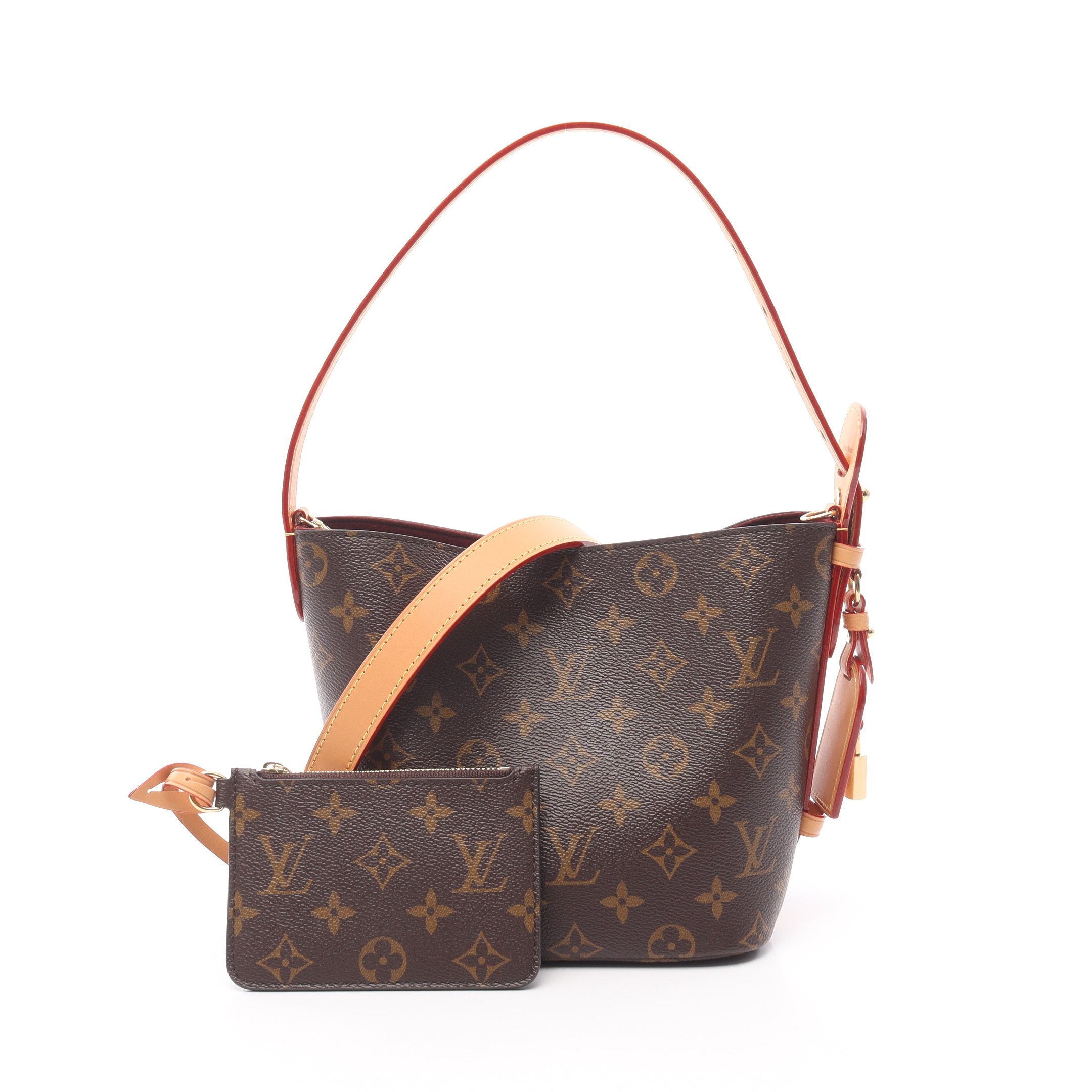 オールインBB モノグラム ハンドバッグ PVC レザー ブラウン 2WAY ルイ