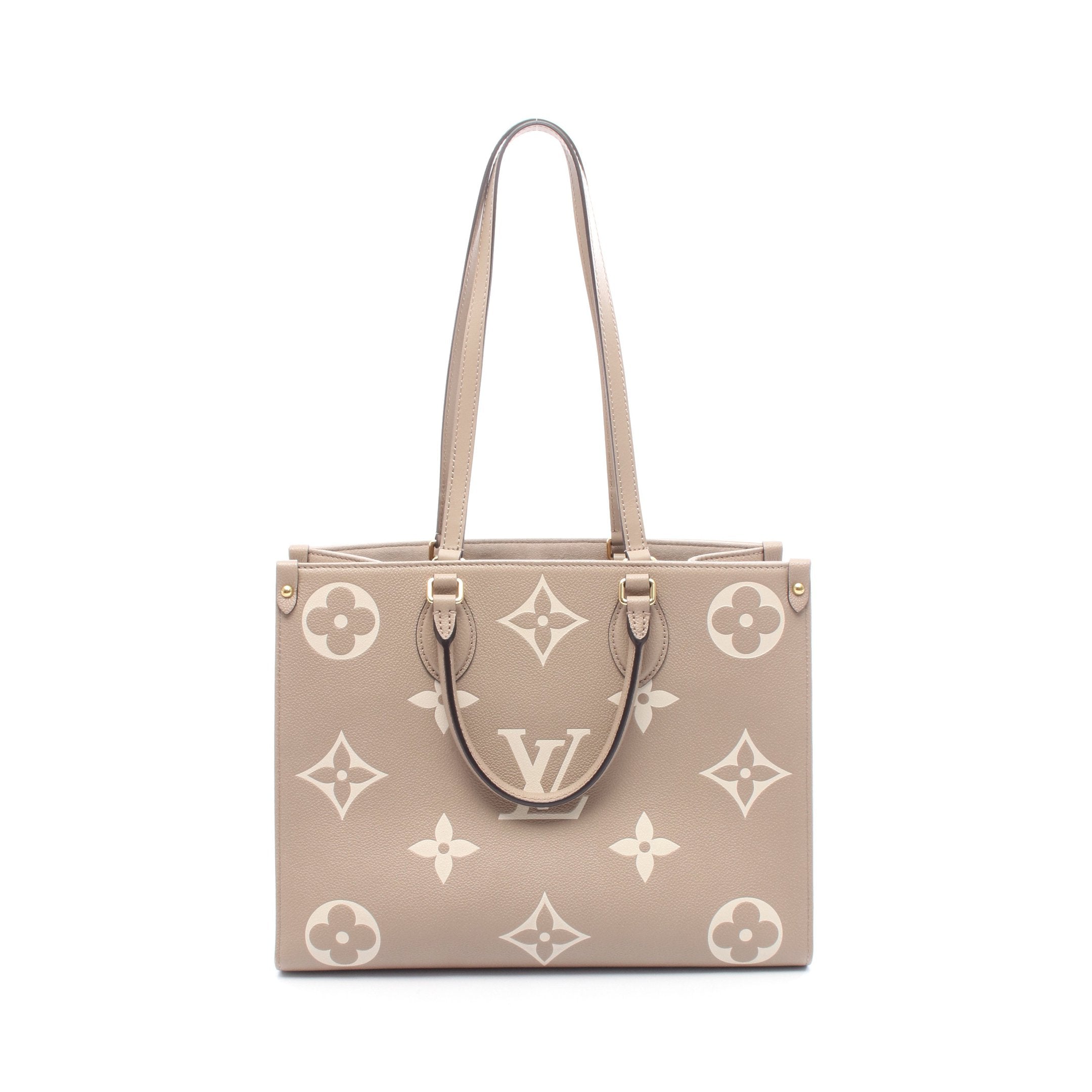 オンザゴーMM バイカラー モノグラムアンプラント トゥルトレール