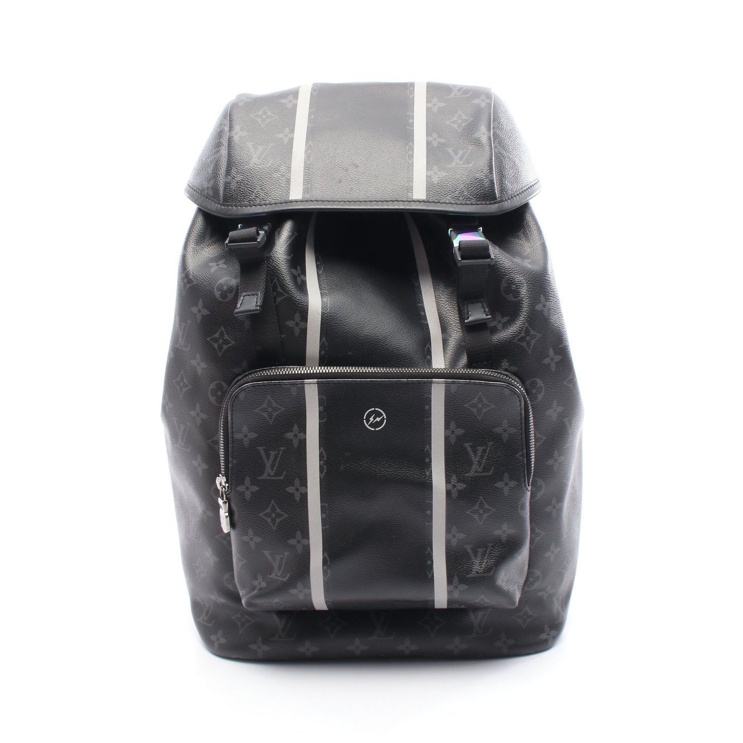 LOUIS VUITTON × fragment design ザック モノグラムエクリプス バックパック リュックサック PVC レザー ブラック ルイヴィトン バッグ LOUIS VUITTON