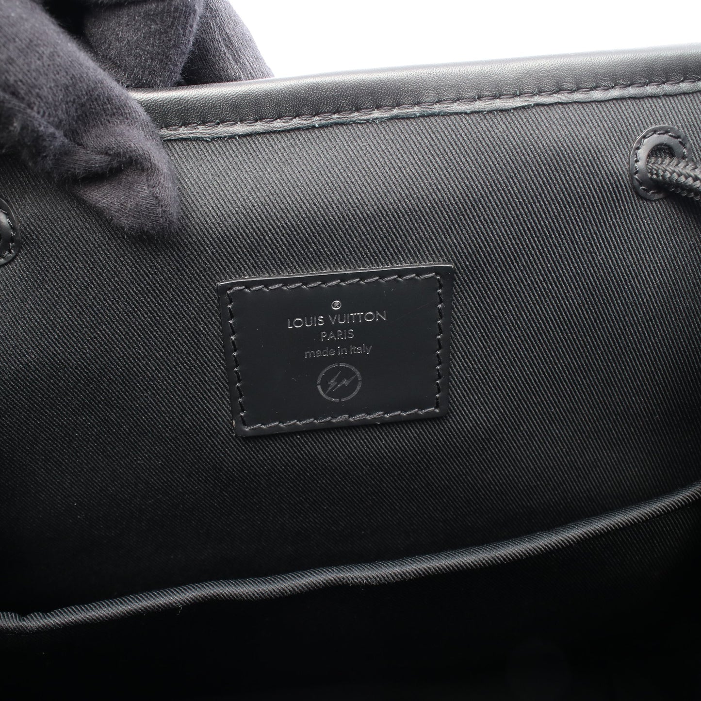 LOUIS VUITTON × fragment design ザック モノグラムエクリプス バックパック リュックサック PVC レザー ブラック ルイヴィトン バッグ LOUIS VUITTON
