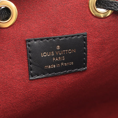 ネオノエMM バイカラー モノグラムアンプラント ハンドバッグ レザー ブラック ベージュ 2WAY ルイヴィトン バッグ LOUIS VUITTON