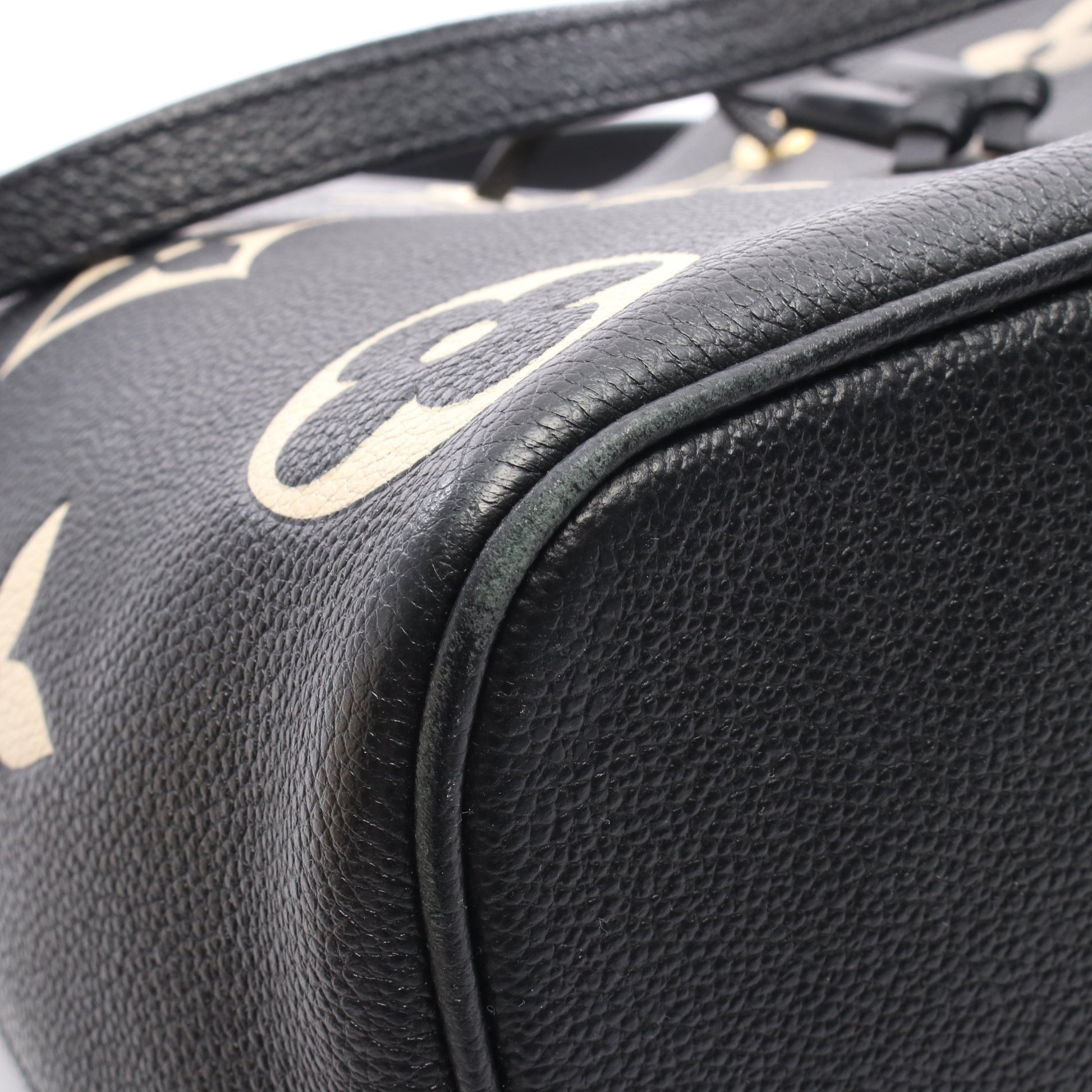 ネオノエMM バイカラー モノグラムアンプラント ハンドバッグ レザー ブラック ベージュ 2WAY ルイヴィトン バッグ LOUIS VUITTON