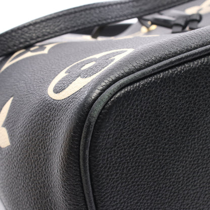 ネオノエMM バイカラー モノグラムアンプラント ハンドバッグ レザー ブラック ベージュ 2WAY ルイヴィトン バッグ LOUIS VUITTON