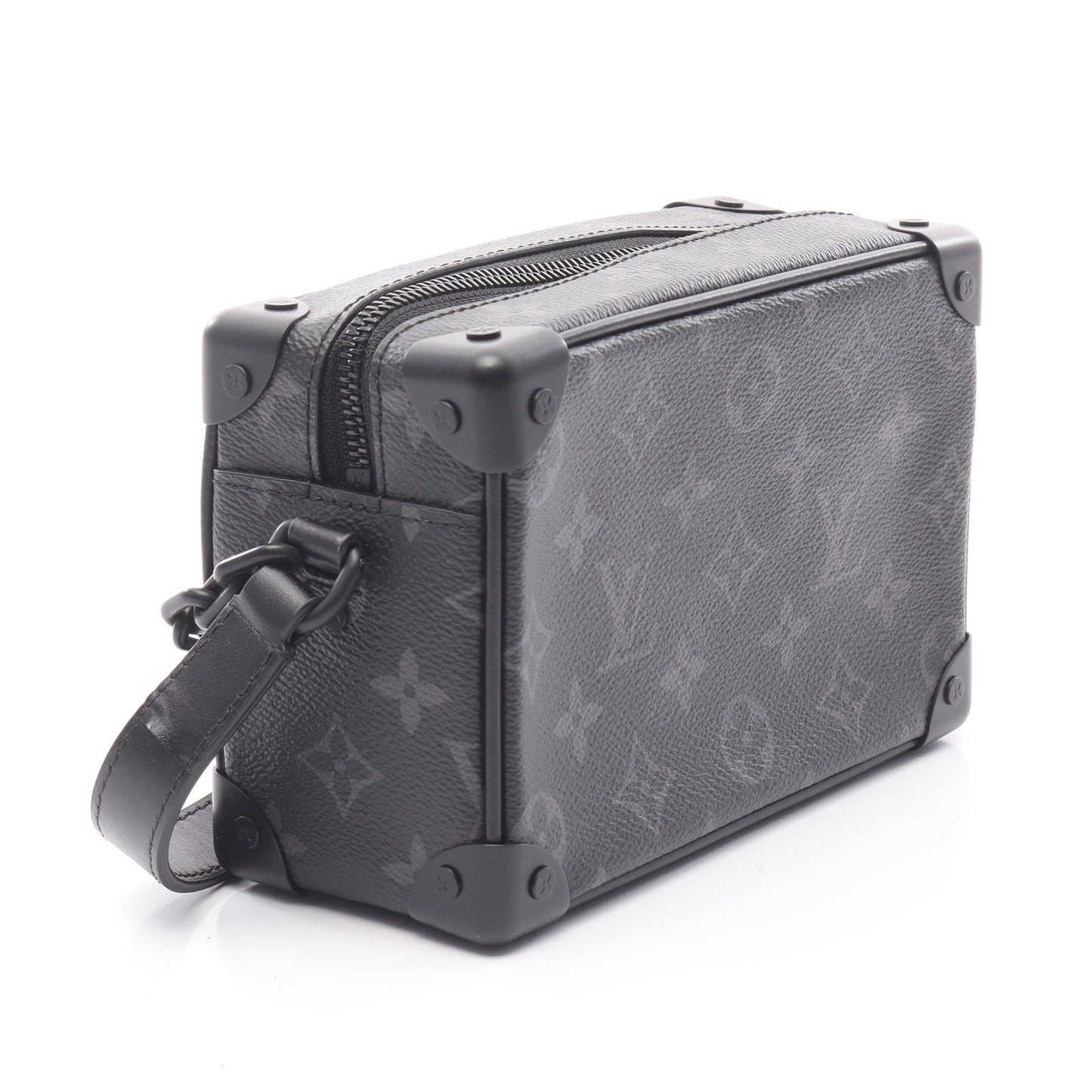 ミニ ソフトトランク モノグラムエクリプス チェーンショルダーバッグ PVC レザー ブラック ルイヴィトン バッグ LOUIS VUITTON