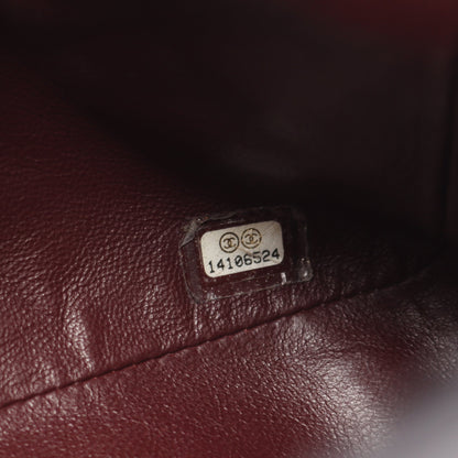 デカマトラッセ 30 シングルフラップ Wチェーンショルダーバッグ ラムスキン ブラック ゴールド金具 シャネル バッグ CHANEL