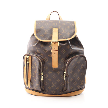 サックアド ボスフォール モノグラム バックパック リュックサック PVC レザー ブラウン ルイヴィトン バッグ LOUIS VUITTON