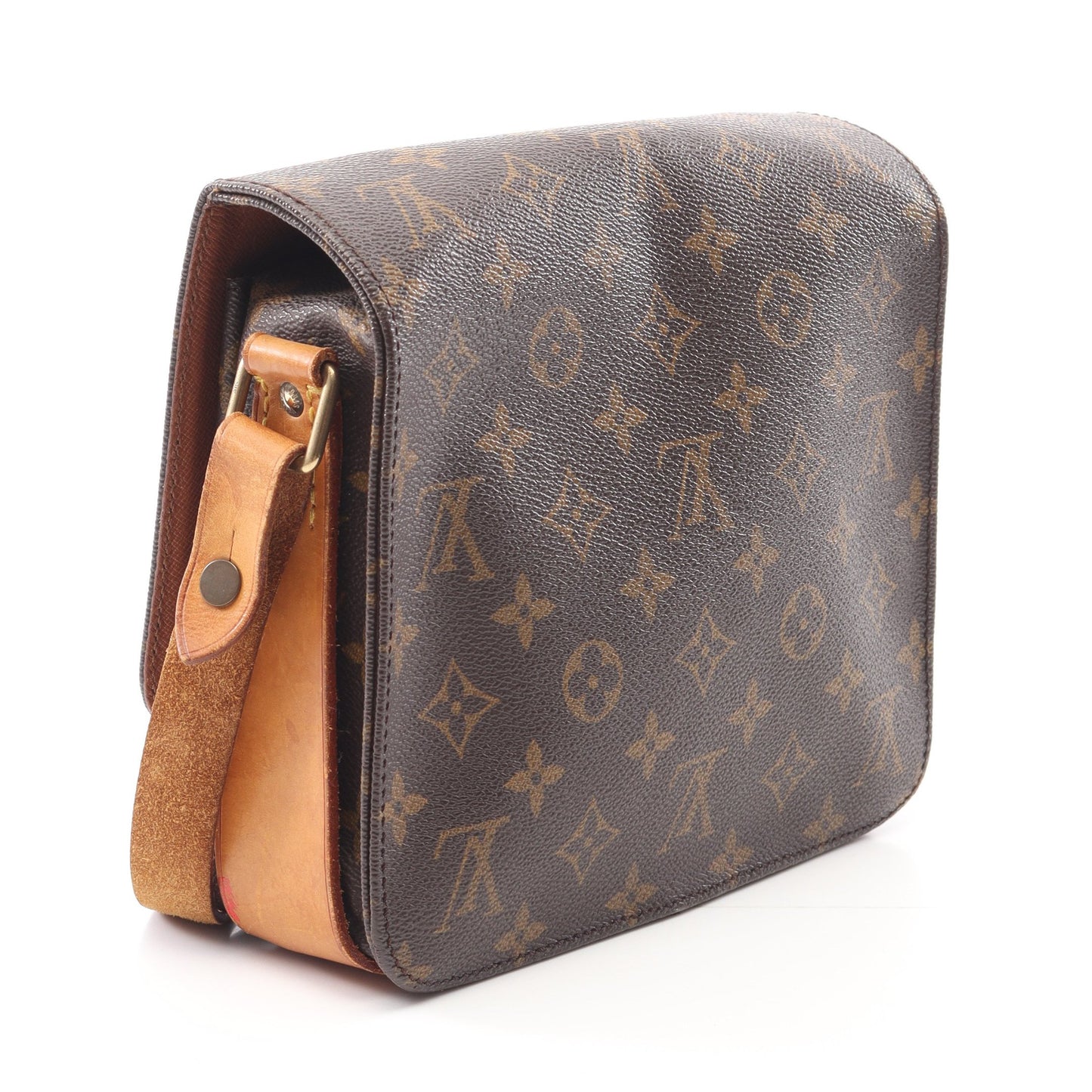 カルトシエールMM モノグラム ショルダーバッグ PVC レザー ブラウン ルイヴィトン バッグ LOUIS VUITTON