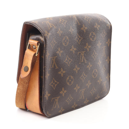 カルトシエールMM モノグラム ショルダーバッグ PVC レザー ブラウン ルイヴィトン バッグ LOUIS VUITTON