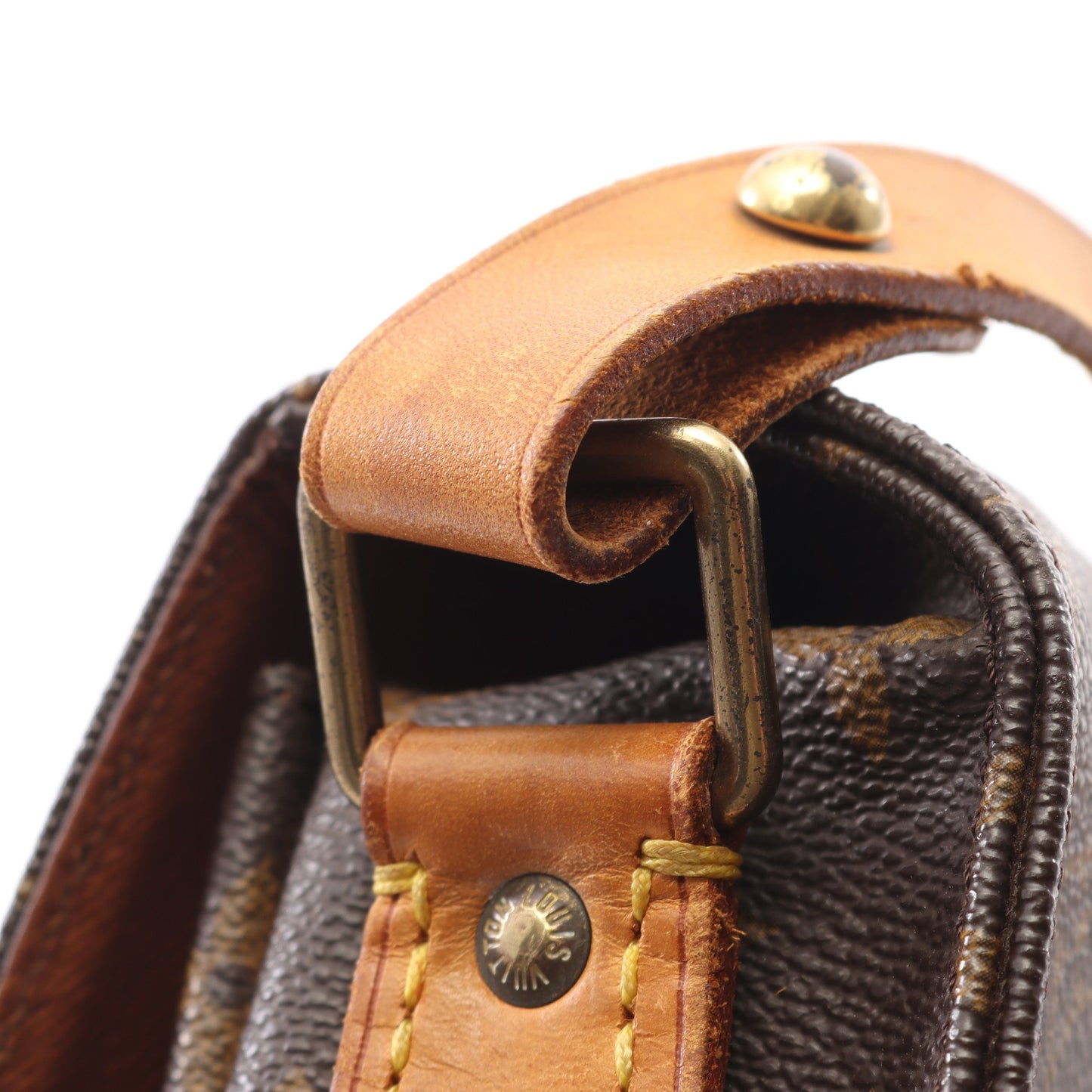 カルトシエールMM モノグラム ショルダーバッグ PVC レザー ブラウン ルイヴィトン バッグ LOUIS VUITTON