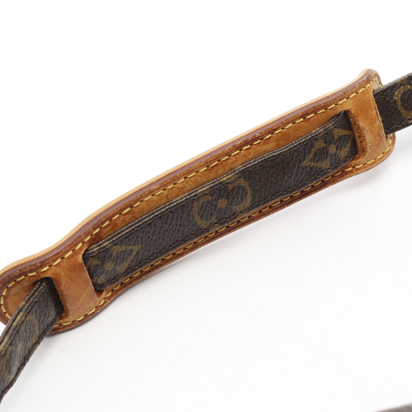 ダヌーブ モノグラム ショルダーバッグ PVC レザー ブラウン ルイヴィトン バッグ LOUIS VUITTON