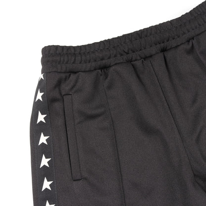 Star Tape トラックパンツ ジョガーパンツ ブラック ホワイト ゴールデングース ボトムス GOLDEN GOOSE