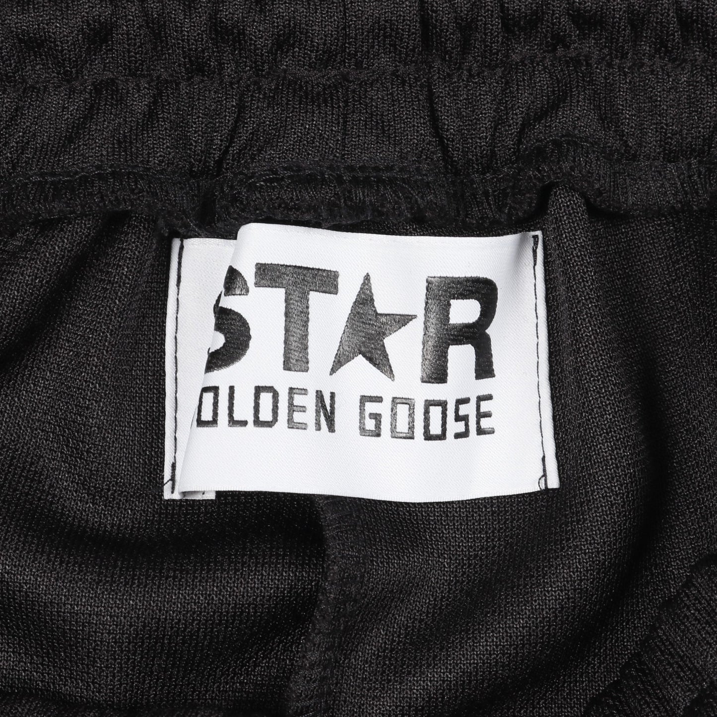 Star Tape トラックパンツ ジョガーパンツ ブラック ホワイト ゴールデングース ボトムス GOLDEN GOOSE