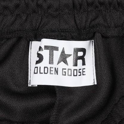 Star Tape トラックパンツ ジョガーパンツ ブラック ホワイト ゴールデングース ボトムス GOLDEN GOOSE