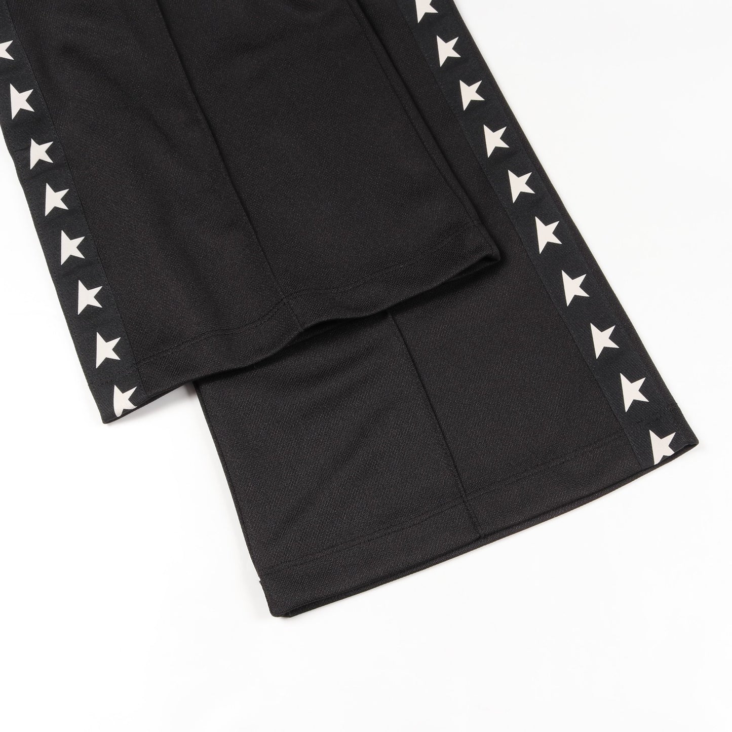 Star Tape トラックパンツ ジョガーパンツ ブラック ホワイト ゴールデングース ボトムス GOLDEN GOOSE