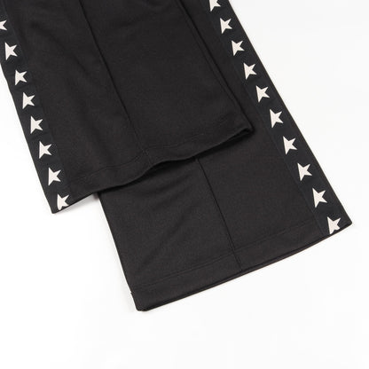 Star Tape トラックパンツ ジョガーパンツ ブラック ホワイト ゴールデングース ボトムス GOLDEN GOOSE