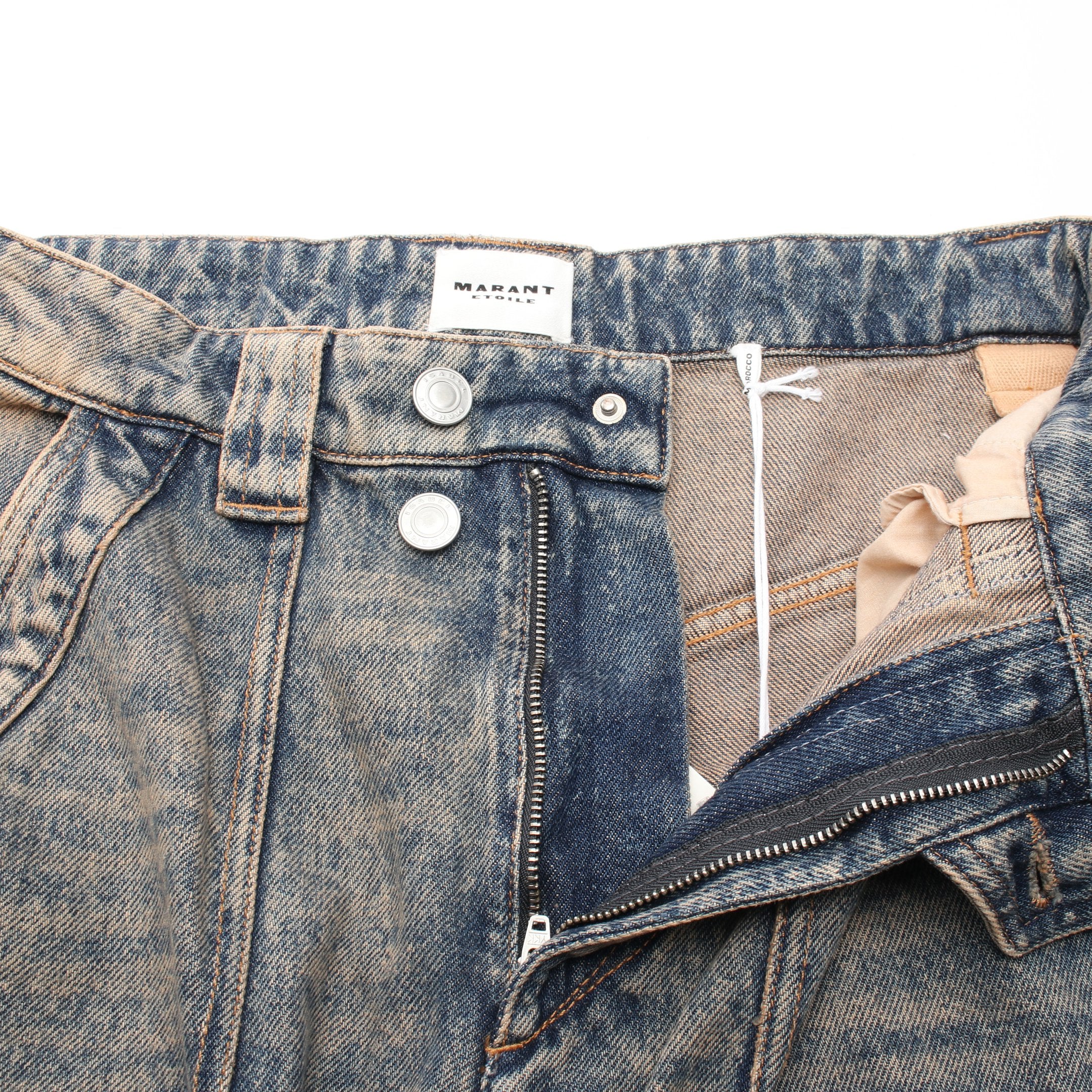 デニムパンツ カーゴパンツ コットン ブルー ベージュ エトワール