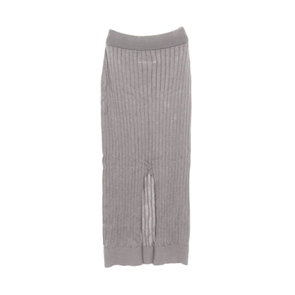 ニット スカート レーヨン グレー エムエムシックスメゾンマルジェラ ボトムス MM6 MAISON MARGIELA