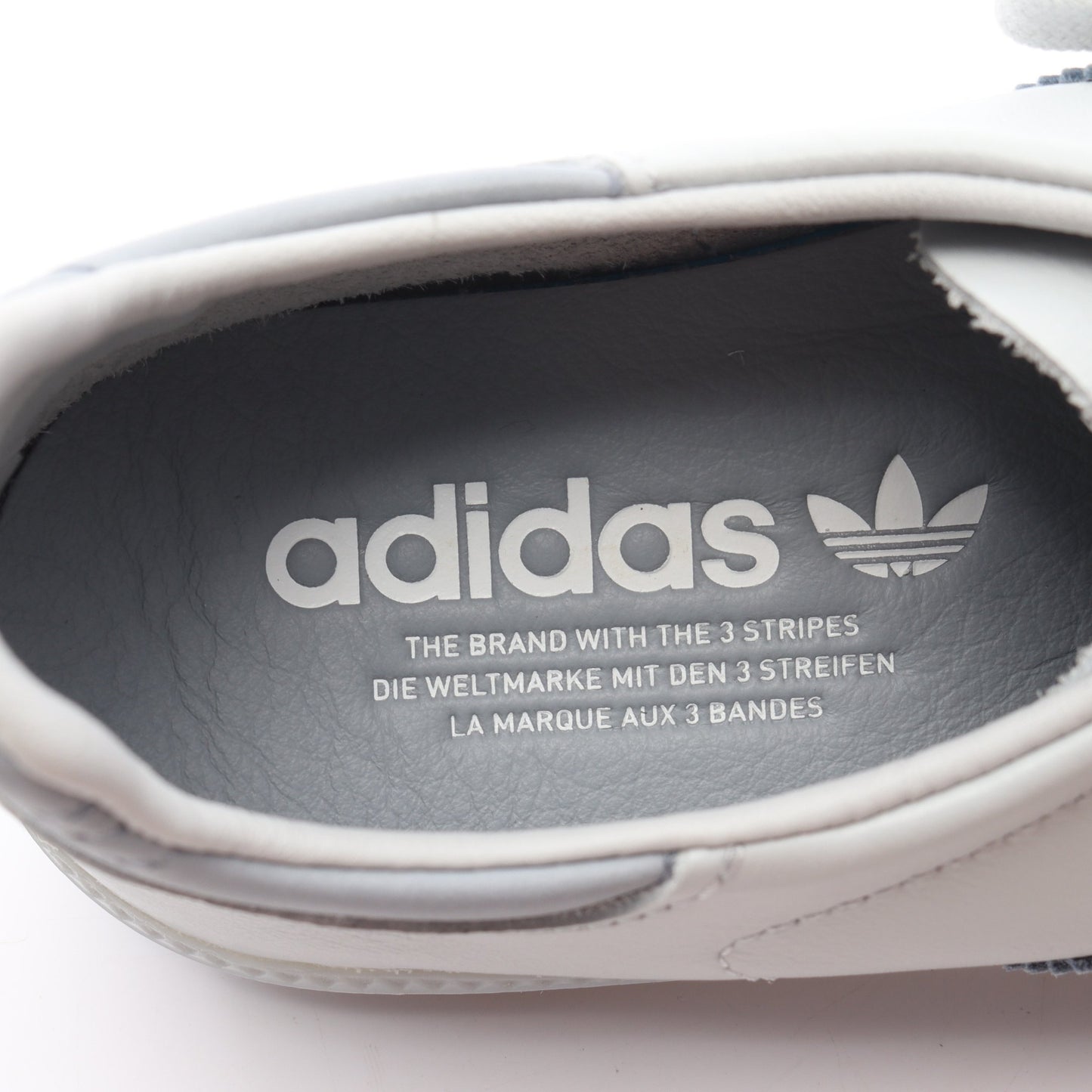 サンバ デコン スニーカー レザー ライトブルー ブルーグレー アディダス シューズ adidas
