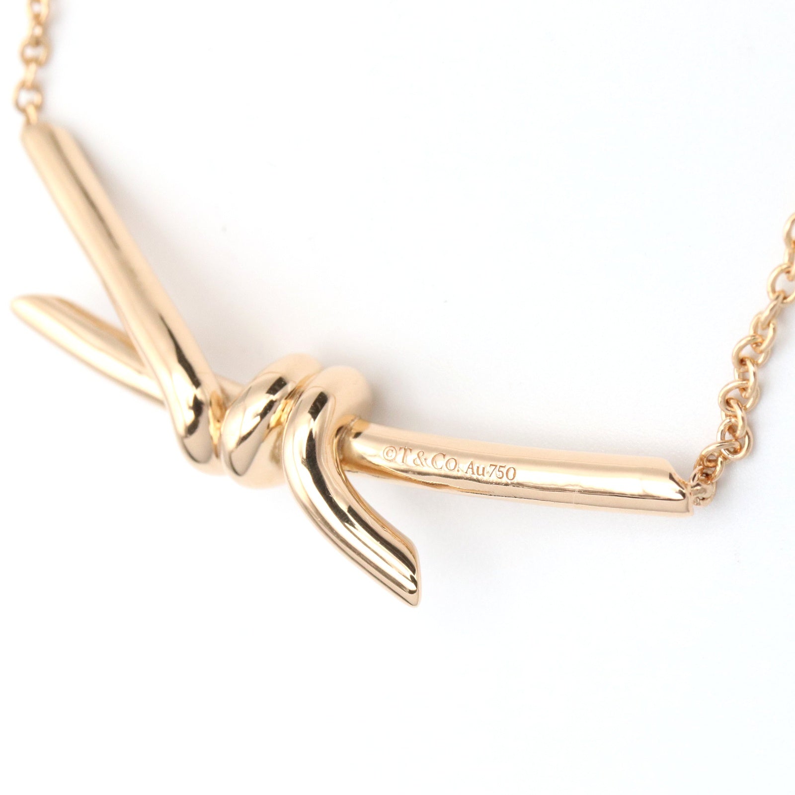 ノット ネックレス ネックレス K18PG（ピンクゴールド） ゴールド ティファニー アクセサリー TIFFANY & Co.