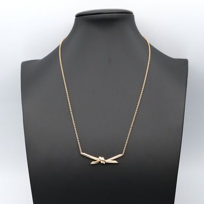 ノット ネックレス ネックレス K18PG（ピンクゴールド） ゴールド ティファニー アクセサリー TIFFANY & Co.