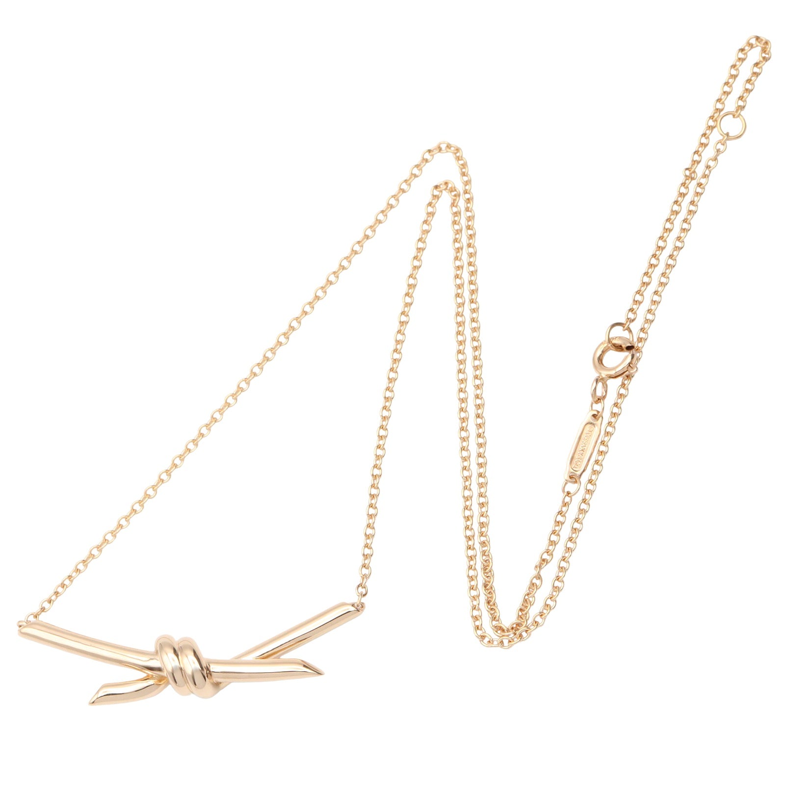 ノット ネックレス ネックレス K18PG（ピンクゴールド） ゴールド ティファニー アクセサリー TIFFANY & Co.