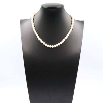 パール ネックレス ネックレス K18（イエローゴールド） パール ホワイト ミキモト アクセサリー MIKIMOTO