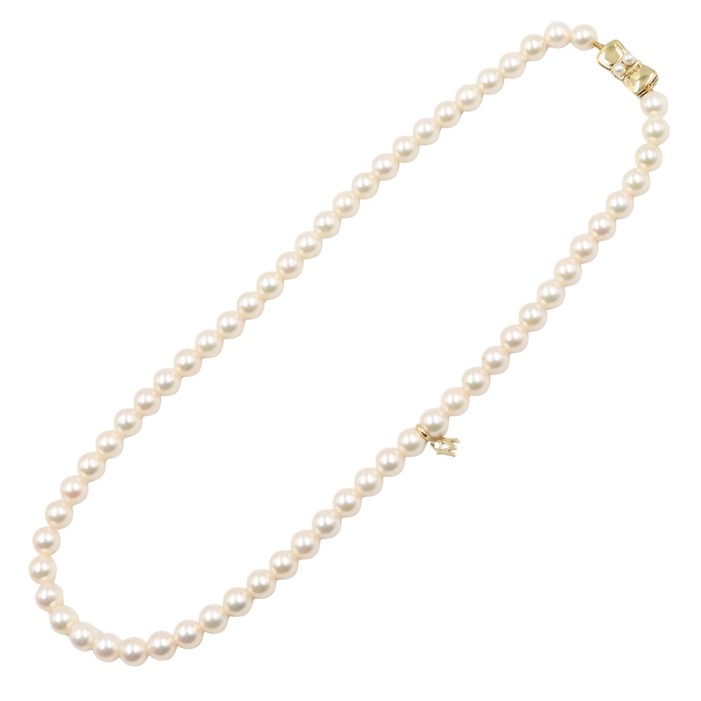 パール ネックレス ネックレス K18（イエローゴールド） パール ホワイト ミキモト アクセサリー MIKIMOTO