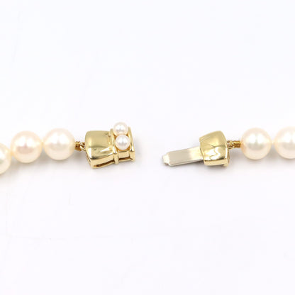 パール ネックレス ネックレス K18（イエローゴールド） パール ホワイト ミキモト アクセサリー MIKIMOTO