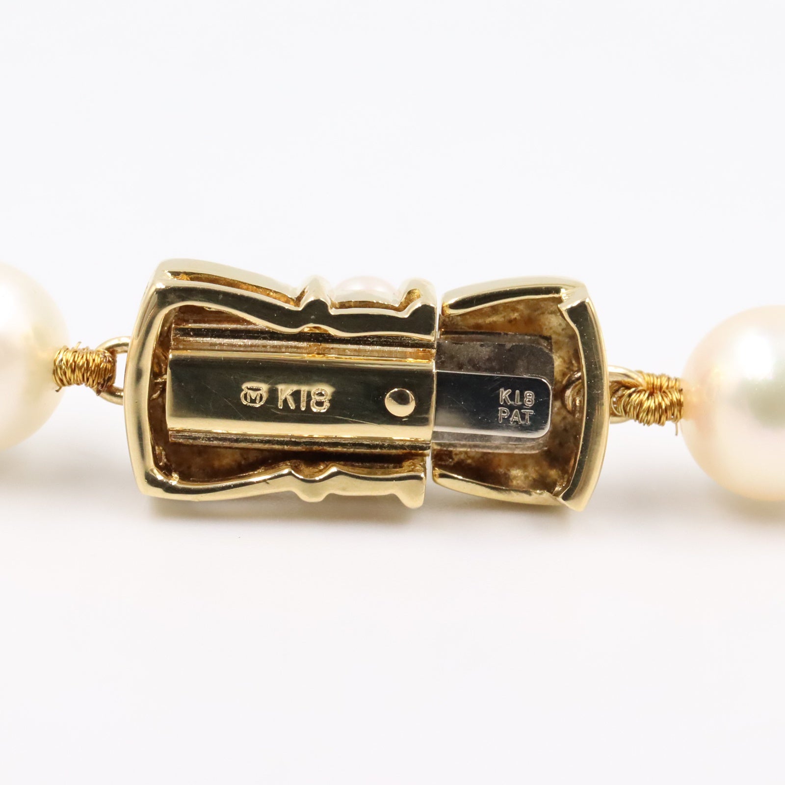 パール ネックレス ネックレス K18（イエローゴールド） パール ホワイト ミキモト アクセサリー MIKIMOTO