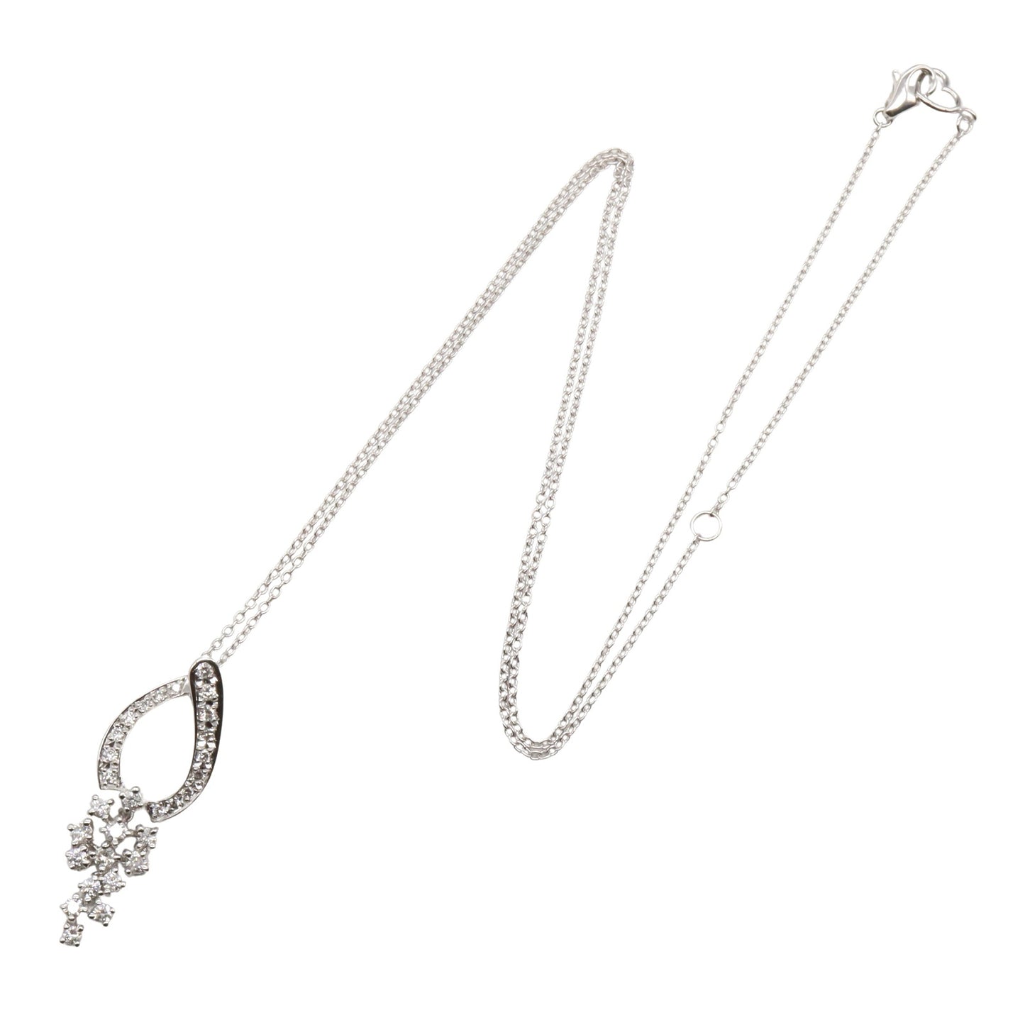 ダイヤ ネックレス ネックレス K18PG（ピンクゴールド） ダイヤモンド クリア ポンテヴェキオ アクセサリー Ponte Vecchio