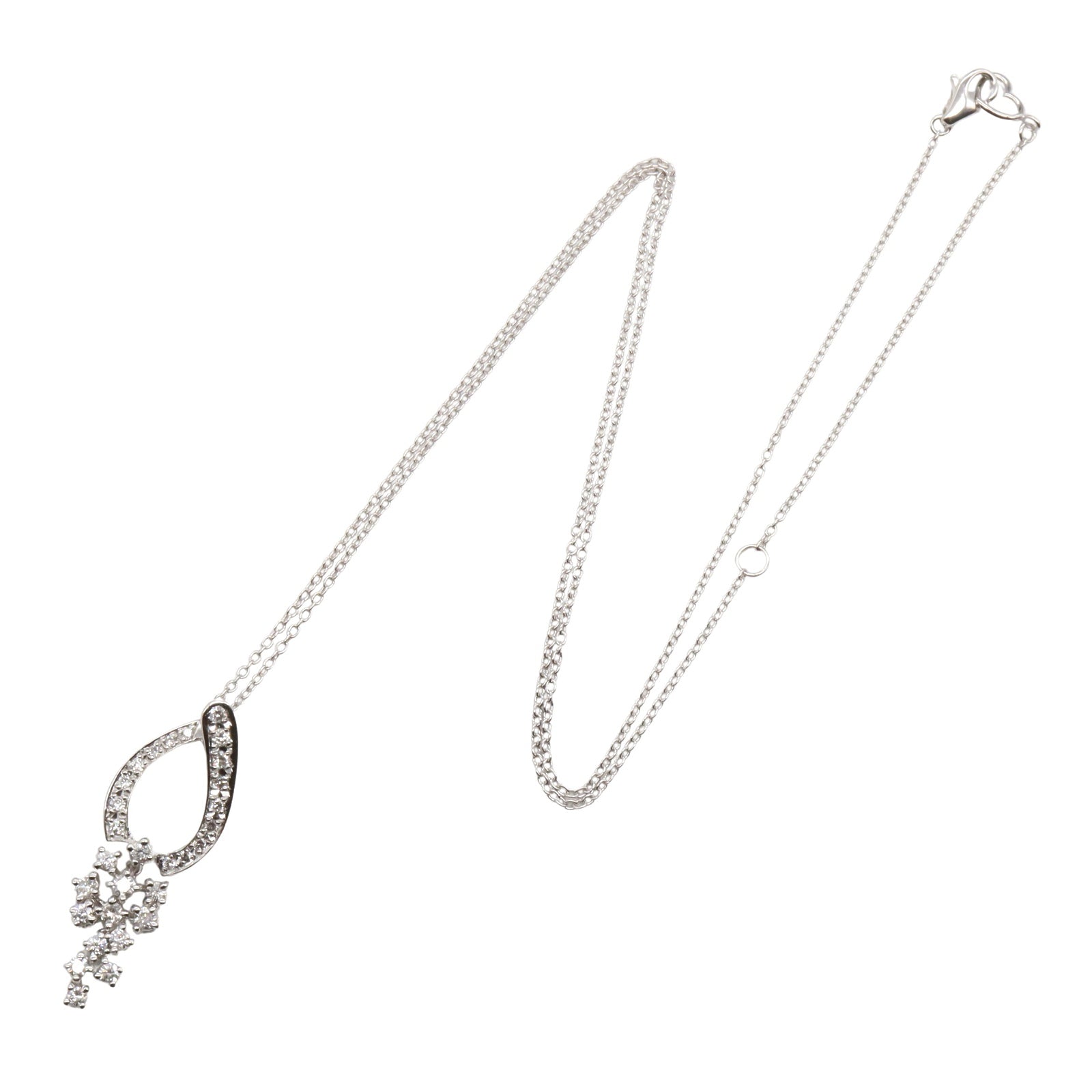 ダイヤ ネックレス ネックレス K18PG（ピンクゴールド） ダイヤモンド クリア ポンテヴェキオ アクセサリー Ponte Vecchio
