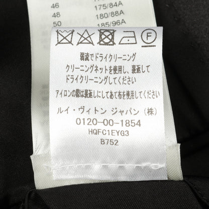 チェスターコート ウール ブラック ダブルブレスト ルイヴィトン アウター LOUIS VUITTON