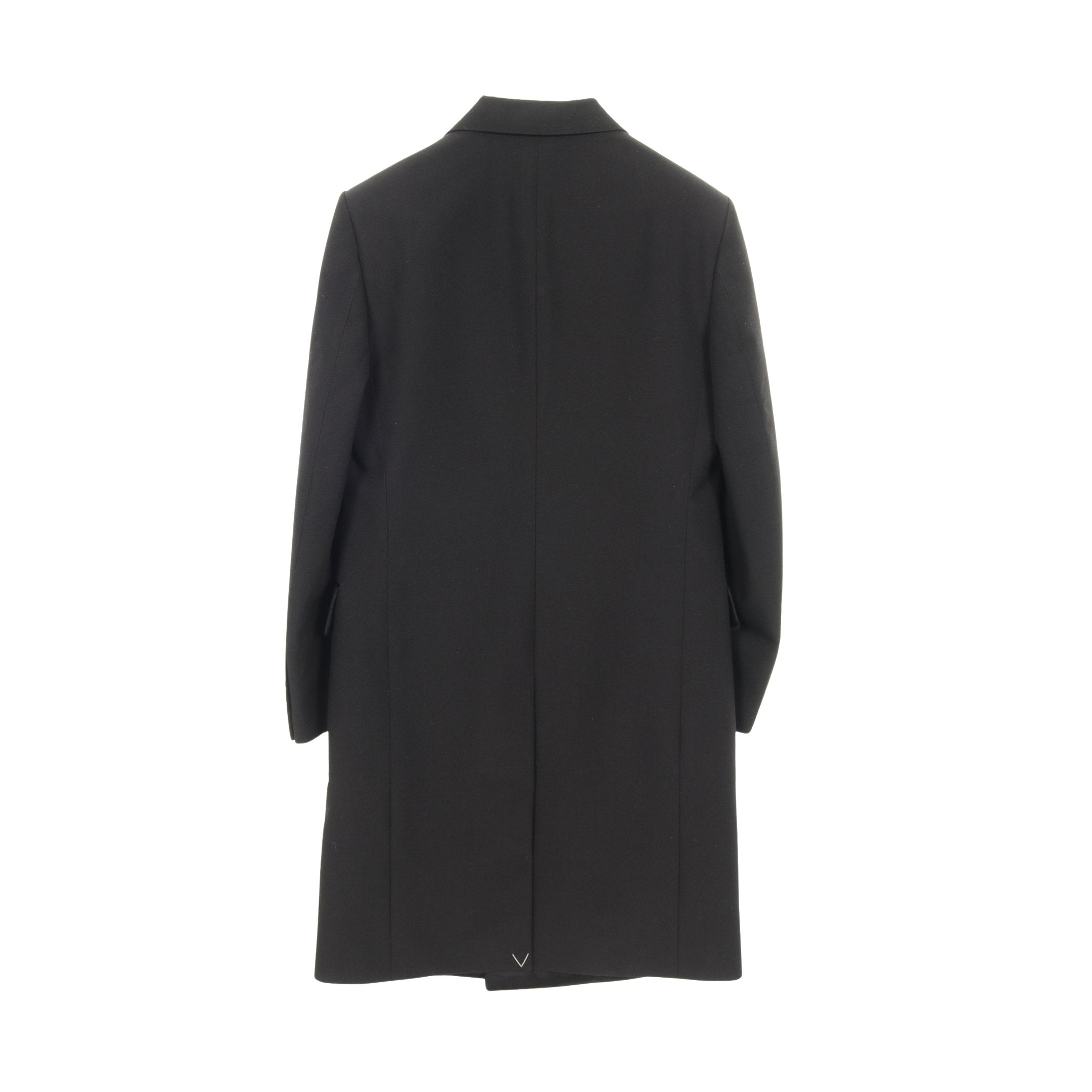 チェスターコート ウール ブラック ダブルブレスト ルイヴィトン – RECLO