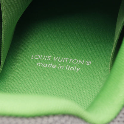 スケートライン スニーカー レザー ファブリック グレー グリーン ルイヴィトン シューズ LOUIS VUITTON